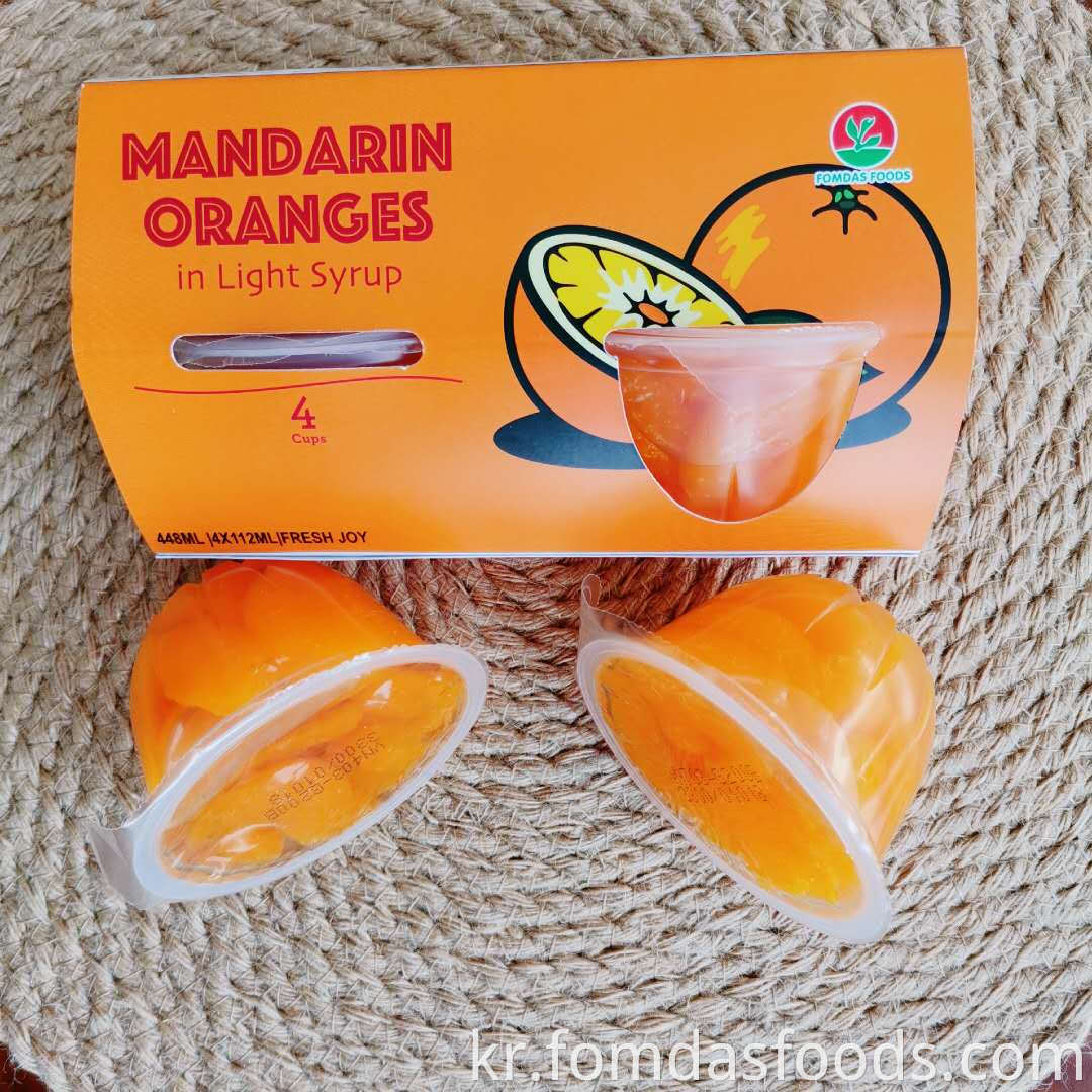 Fresh Canned Mandarin Orange in Light Syrup 113g